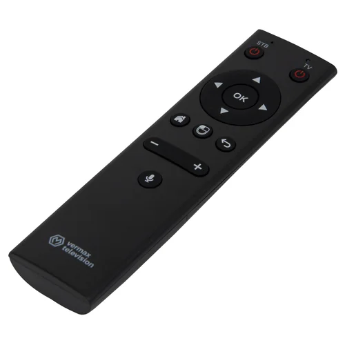 Пульт управления Bluetooth для приставок Vermax c голосовым поиском и аэромышью Пульт управления Bluetooth для приставок Vermax c голосовым поиском и аэромышью